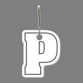 Zippy Clip W/ Capital Letter "P" Tag